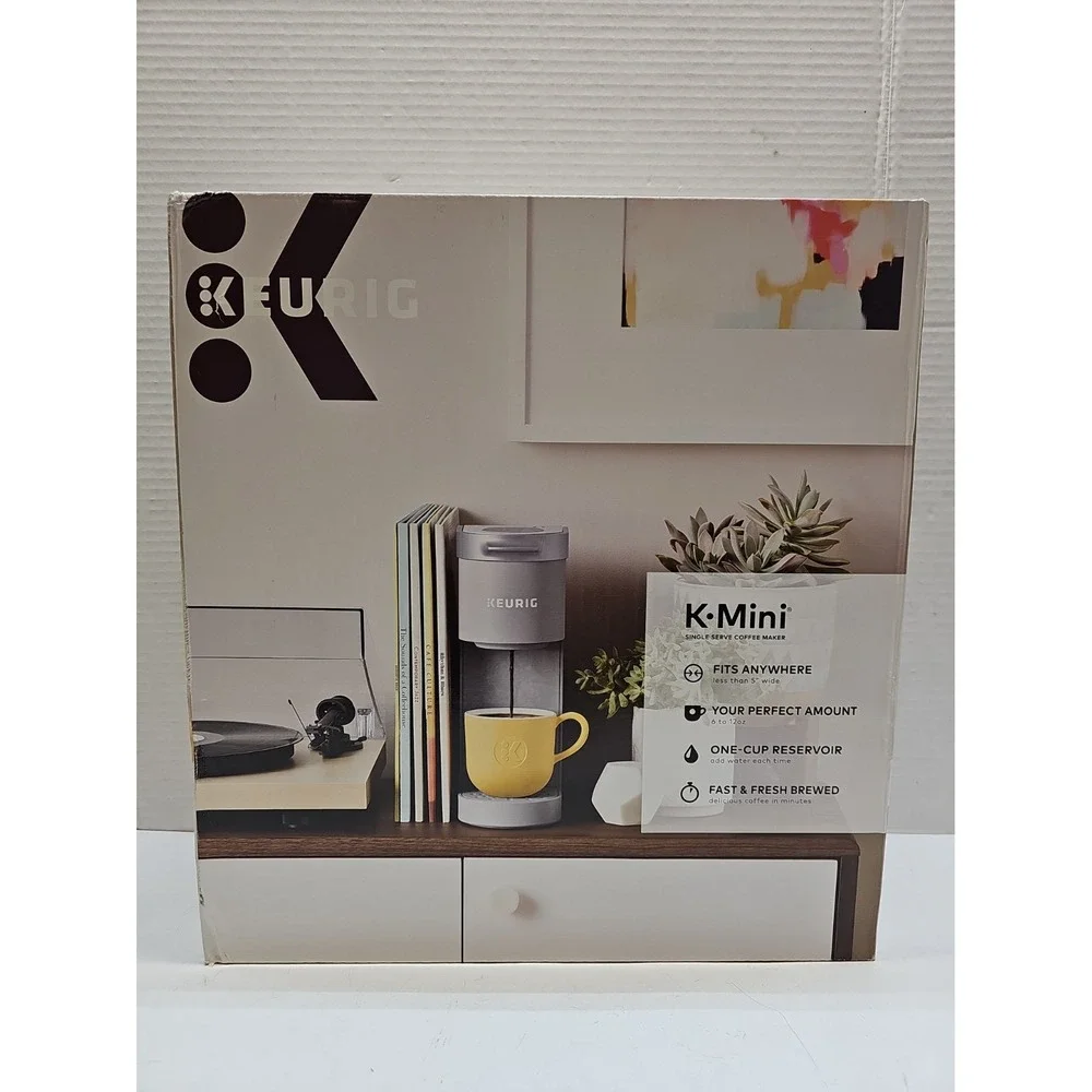 Keurig K-Mini Single Serve K-Cup Pod Coffee Maker - Gray BRAND NEW IN BOX